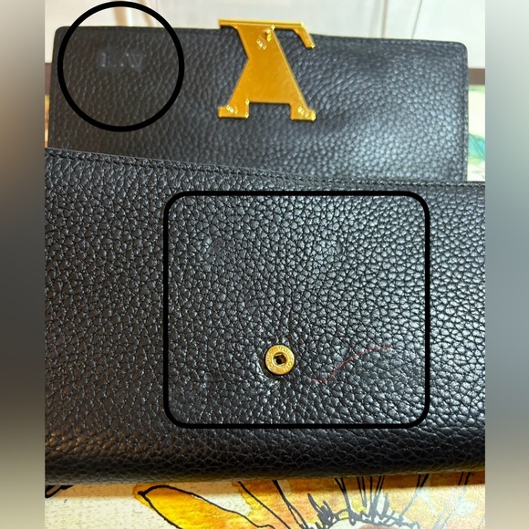 Louis Vuitton BLUE Capucines Wallet - Picture 5 of 16